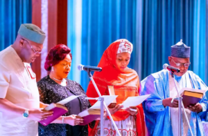 Buhari swears in seven ICPC board members 