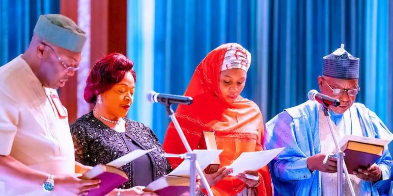 Buhari swears in seven ICPC board members