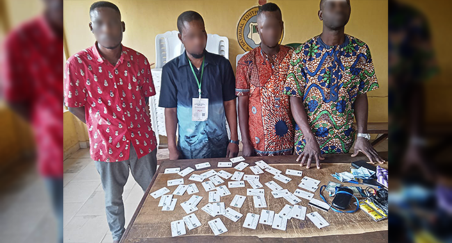 Vote-Buying: Party agents with ‘hundreds’ of credit cards intercepted in Ogun