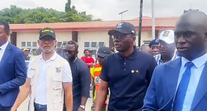 PHOTOS: Sanwo-Olu, Jandor, GRV visit train crash victims in Lagos
