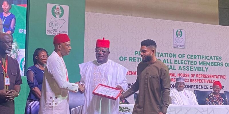 INEC presents certificates of return to senators-elect