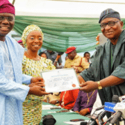 INEC issues certificate of return to Lagos Governor-elect, Babajide Sanwo-Olu
