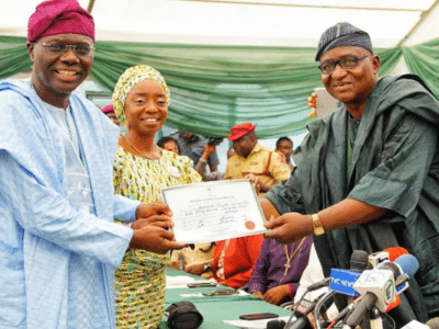 INEC issues certificate of return to Lagos Governor-elect, Babajide Sanwo-Olu