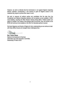 BREAKING: INEC postpones Governorship, House of Assembly polls