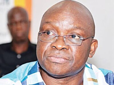 BREAKING: Finally, former Ekiti Governor, Fayose, resigns from PDP
