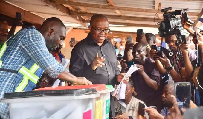 Gov Election 2023: Obi votes, decries low voter turnout in Anambra