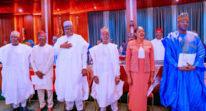 Buhari presides over FEC meeting, swears in six new Perm Secs