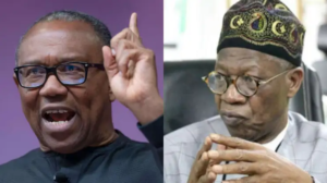 Tinubu: Obi desperate, calling for violent takeover of government, Lai Mohammed alleges