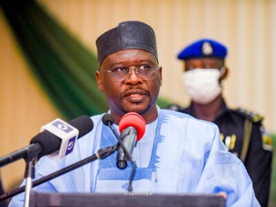 BREAKING: INEC declares Fintiri winner of Adamawa gov election
