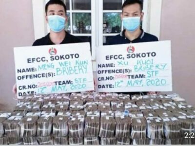 N50m Bribe: Two Chinese nationals jailed six years each