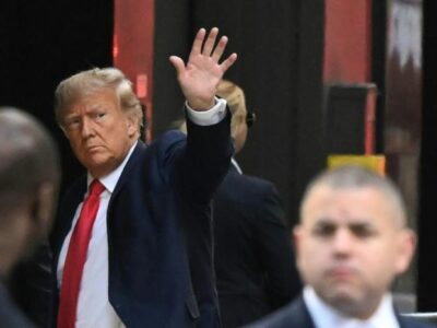 Tight security as Trump set for historic court appearance