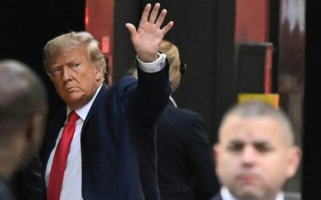 Tight security as Trump set for historic court appearance