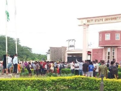 Ekiti state varsity shut over students’ protest