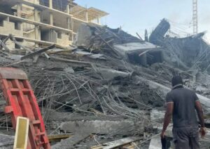 Seven-storey building collapses in Lagos