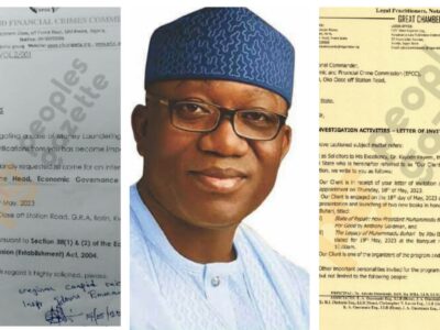 Fayemi begs EFCC to delay money laundering probe until after Tinubu’s inauguration, Buhari’s book launch