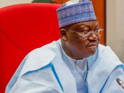 Lawan praises Ninth Assembly for rubber-stamping Buhari’s bills, supporting workers