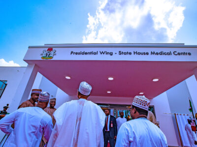 Buhari commissions N21bn Aso Villa Medical Centre (PICTORIAL)