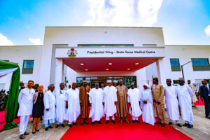 Buhari commissions N21bn Aso Villa Medical Centre (PICTORIAL)
