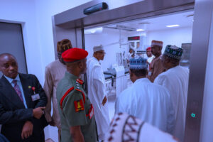 Buhari commissions N21bn Aso Villa Medical Centre (PICTORIAL)
