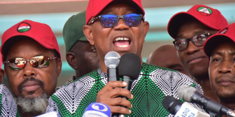 May Day Rally: Peter Obi shows up at Eagle Square