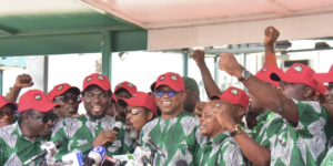 May Day Rally: Peter Obi shows up at Eagle Square