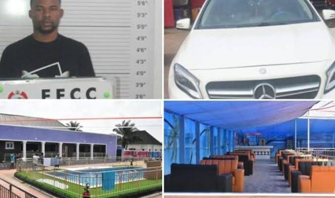 $268,000 Fraud: EFCC arrests yahoo boy at his luxury hotel in Oghara, Delta state