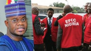 EFCC seeks stay of execution of ruling on 14 properties, N400m linked to Kogi Gov, Yahaya Bello