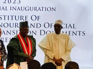 Buhari confers GCFR on Tinubu, Shettima gets GCON