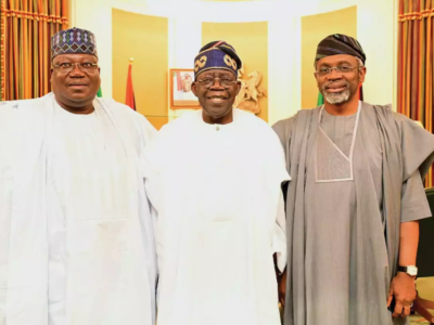 Tinubu meets with Lawan, Gbajabiamila at Aso Rock