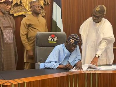 BREAKING: Tinubu signs student loan bill into law