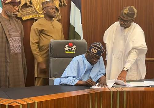 BREAKING: Tinubu signs student loan bill into law