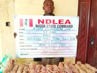 NDLEA-Intercepts-399-Explosives-Arrests-Grandma-Others-Over-Illicit-Drugs