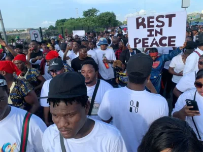 Davido-Zlatan-Falz-Join-Candlelight-Procession-For-Mohbad-In-Lagos