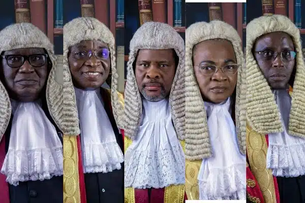 The-Five-Presidential-Tribunal-Judges-To-Rule-On-Petitions-Against-Tinubu