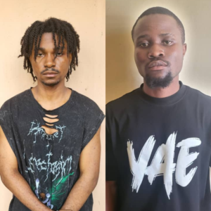EFCC-ARRESTS-TWO-SUSPECTED-INTERNET-FRAUDSTERS-IN-MUSICIAN’S-RESIDENCE