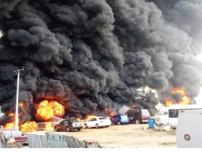 Many-burnt-to-death-as-tanker-explodes-on-failed-Benin-Sapele-road
