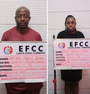 EFCC-Arraigns-Couple-For-N2.7bn-Fraud
