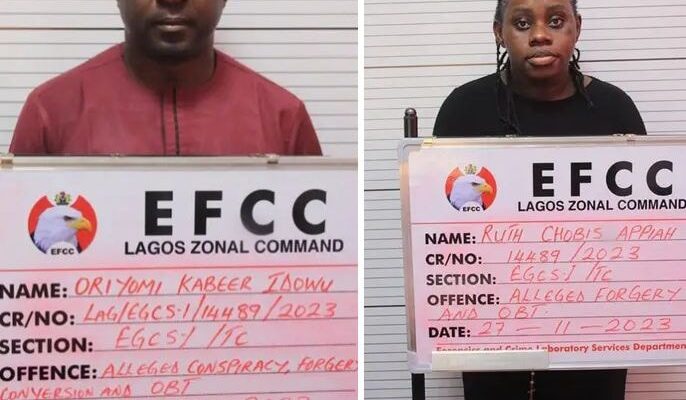 EFCC-Arraigns-Couple-For-N2.7bn-Fraud