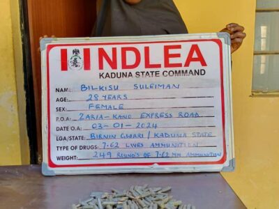 NDLEA-nabs-female-bandits’-supplier-with-cache-of-ammunition
