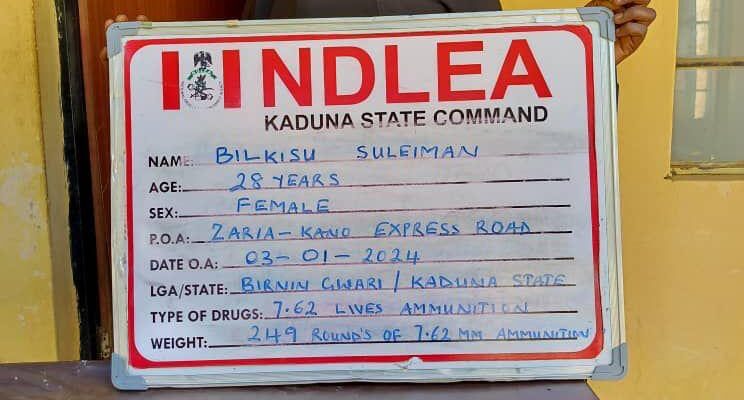 NDLEA-nabs-female-bandits’-supplier-with-cache-of-ammunition