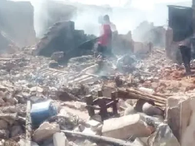 Octogenarian-Burnt-to-Death-as-Fire-Razes-50-Homes-in-Benue