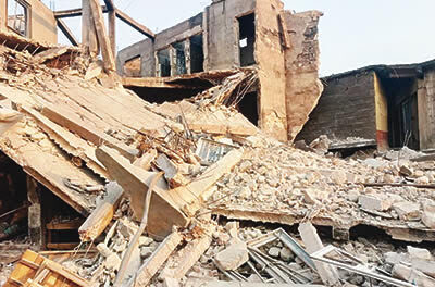 building collapse in Ibadan