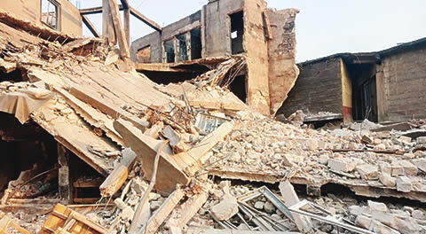 building collapse in Ibadan
