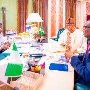Executive Chairman of the Economic and Financial Crimes Commission (EFCC), Olanipekun Ola Olukoyede, and Minister of Housing and Urban Development, Muttaqha Rabe Darma, met with President Bola Ahmed Tinubu on the management and disposal of seized houses nationwide, under the rules of transparency and Accountability at the State House, Abuja. Tuesday, August 18, 2026