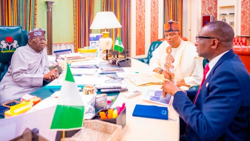 Executive Chairman of the Economic and Financial Crimes Commission (EFCC), Olanipekun Ola Olukoyede, and Minister of Housing and Urban Development, Muttaqha Rabe Darma, met with President Bola Ahmed Tinubu on the management and disposal of seized houses nationwide, under the rules of transparency and Accountability at the State House, Abuja. Tuesday, August 18, 2026